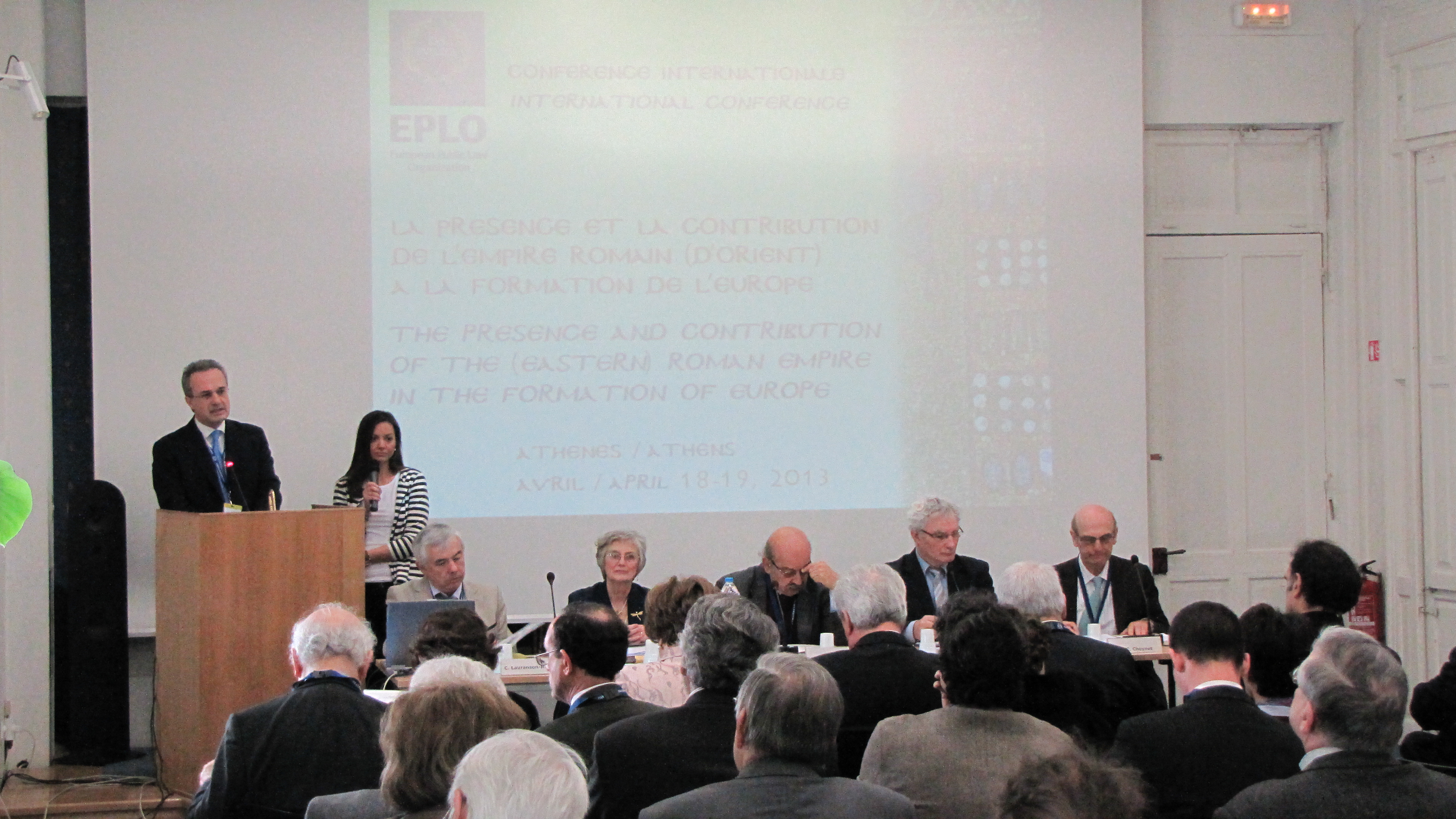 Εκδήλωση από τον EPLO με θέμα: «Η παρουσία και η συμβολή της (Ανατολικής) Ρωμαϊκής Αυτοκρατορίας στη δημιουργία της Ευρώπης» (18-19/4/2013)