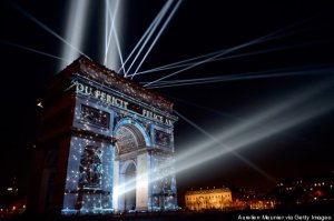 New Year Celebration In Paris, France On December 31st