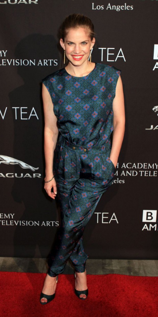 Celebrities arrive at the BAFTA Los Angeles TV Tea presented by BBC and Jaguar at SLS Hotel on August 23, 2014 in Beverly Hills, California. Pictured: Anna Chlumsky Ref: SPL826437  230814   Picture by: Chessa/London Entertainment/Splash News Splash News and Pictures Los Angeles:	310-821-2666 New York:	212-619-2666 London:	870-934-2666 photodesk@splashnews.com 