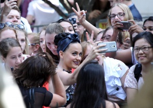 Katy Perry arrives at the ARIA music awards in Sydney