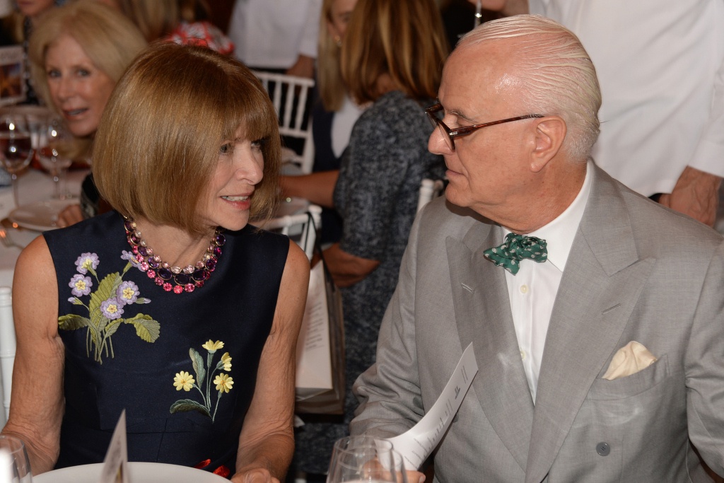 Anna Wintour and Manolo Blahnik