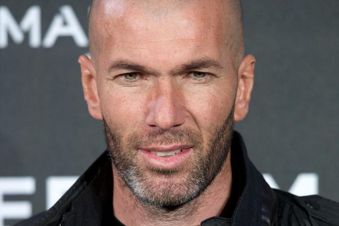 MADRID, SPAIN - JANUARY 19: Zinedine Zidane is presented as the new face of Mango at the Camera Studio Plato on January 19, 2015 in Madrid, Spain. (Photo by Carlos Alvarez/Getty Images)